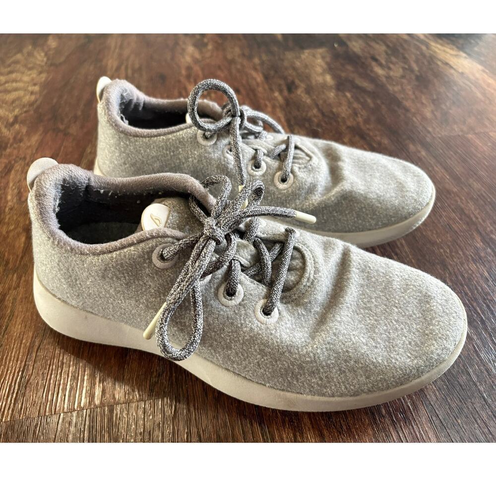 Allbirds Wool Runners Mizzle Grey Women's Sneakers Size 9 1220 NV1